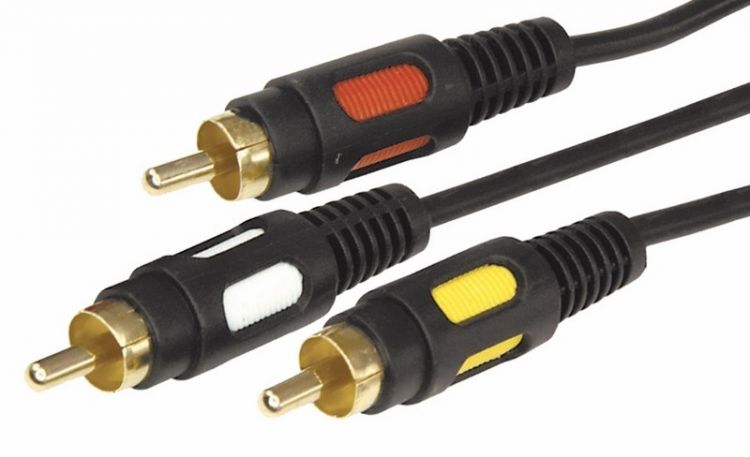 

Кабель Rexant 17-0212 3RCA Plug - 3RCA Plug, 1.5м (GOLD), 17-0212