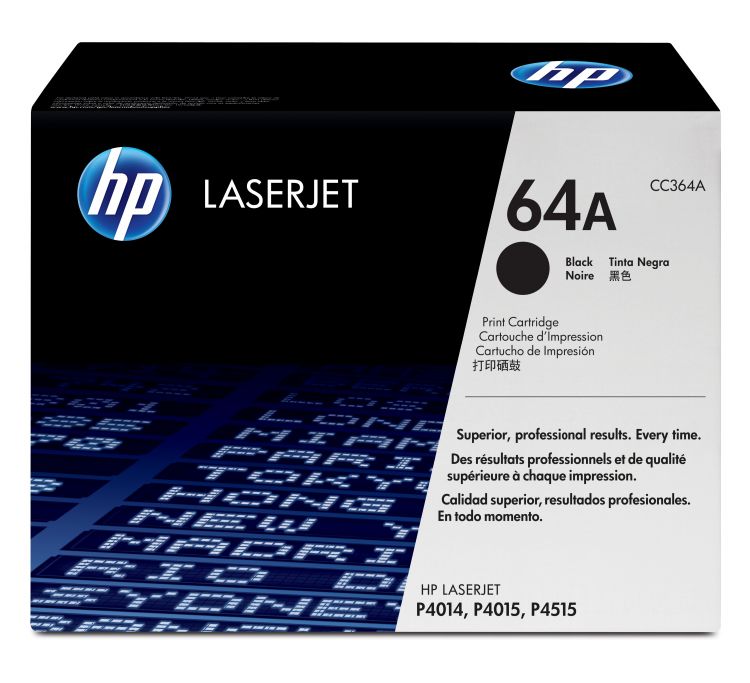 

Картридж HP 64A CC364A для принтера LaserJet P4014/4015/4515, 64A