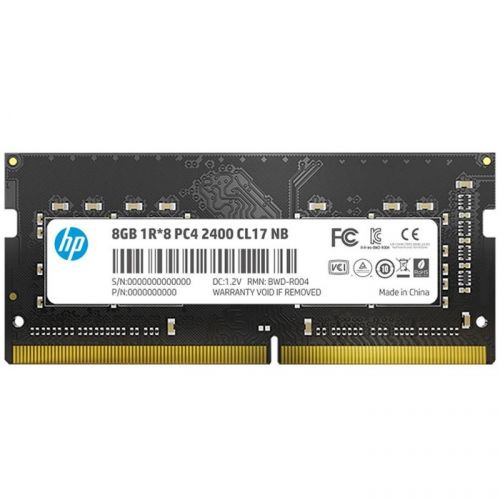 Модуль памяти SODIMM DDR4 8GB HP 7EH95AA#ABB 2400MHz Non-ECC 1Rx8 CL17 - фото 1