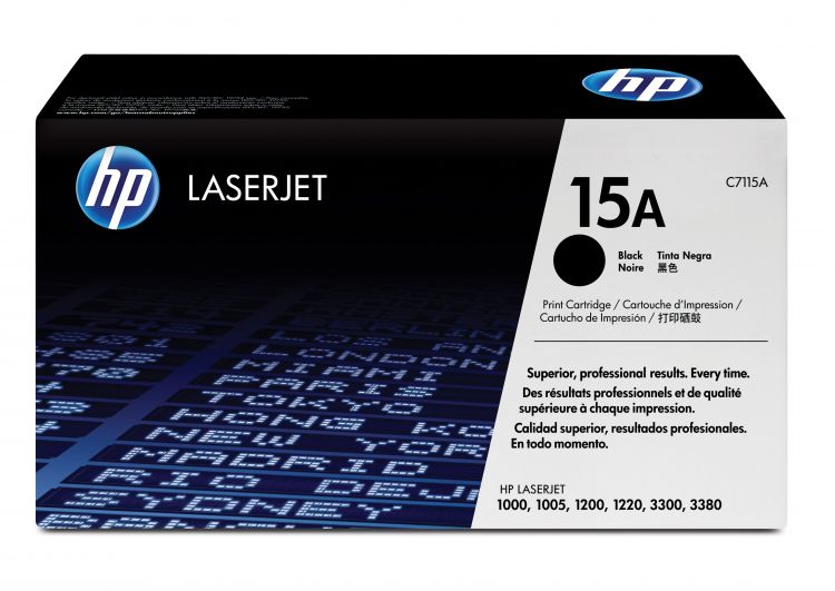 Картридж HP 15A C7115A для принтера LaserJet 1000/1005/1200/1220/3300/3330mfp