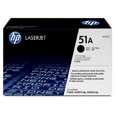 

Картридж HP 51A Q7551A для принтера LaserJet P3005, M3027, M3035 (3005, 3027, 3035), 51A