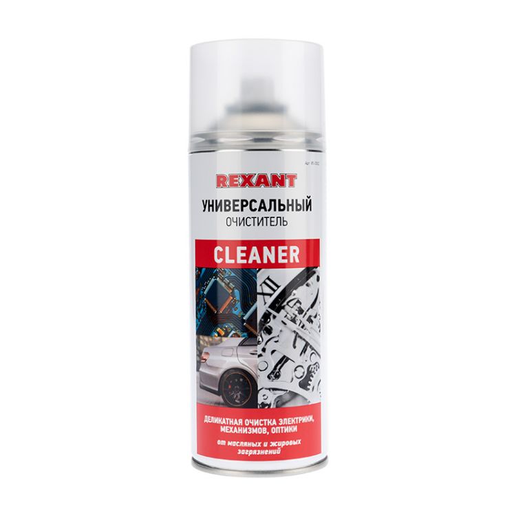 цена Спрей Rexant CLEANER 85-0002 очиститель универсальный, 400 мл