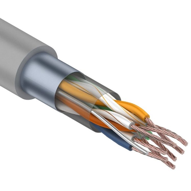 Кабель Rexant FTP 4PR 24AWG CAT5e 305м STRANDED 01-0145