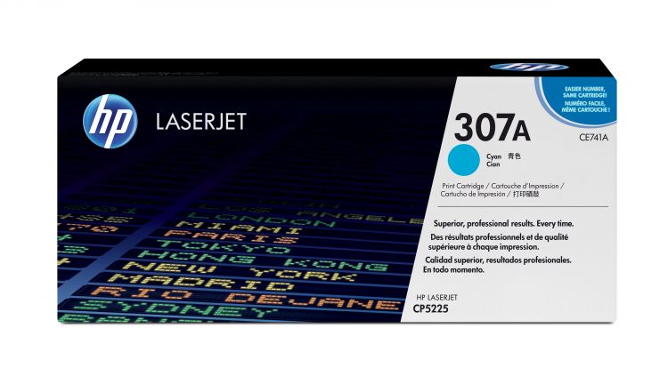 

Картридж HP 307A CE741A для принтера Color LaserJet CP5225 голубой, 307A