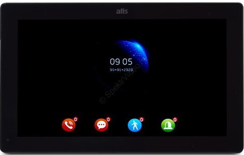 Видеодомофон ATIS AD-1080FHD Black