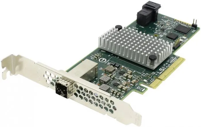 Broadcom/LSI 9300-4i4e SGL