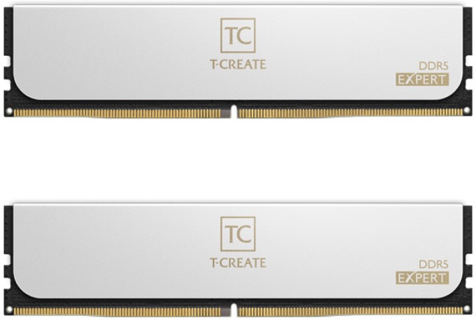 Модуль памяти DDR5 32GB (2*16GB) Team Group CTCWD532G7200HC34ADC01 T-Create Expert PC5-57600 7200MHz CL34 1.4V white - фото 1