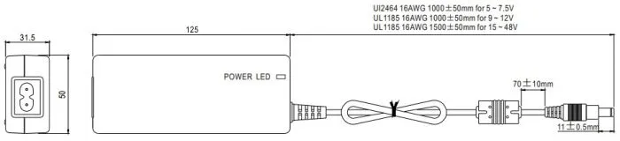 Mean Well GSM40B05-P1J