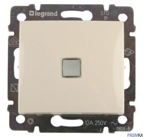 

Переключатель Legrand 774348 Valena CLASSIC - промежуточный с подсветкой, 10 A, 250 В~, слоновая кость, 774348