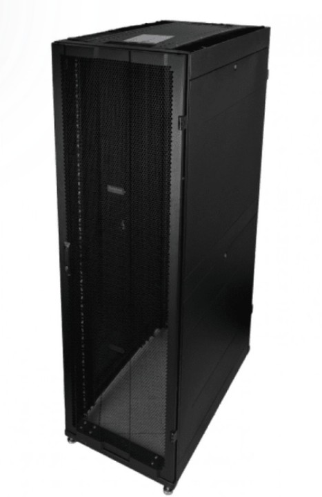 Шкаф Systeme Electric UR3350 монтажный, серия Uniprom, 42U-750/1200, боковые панели 4 шт., черный