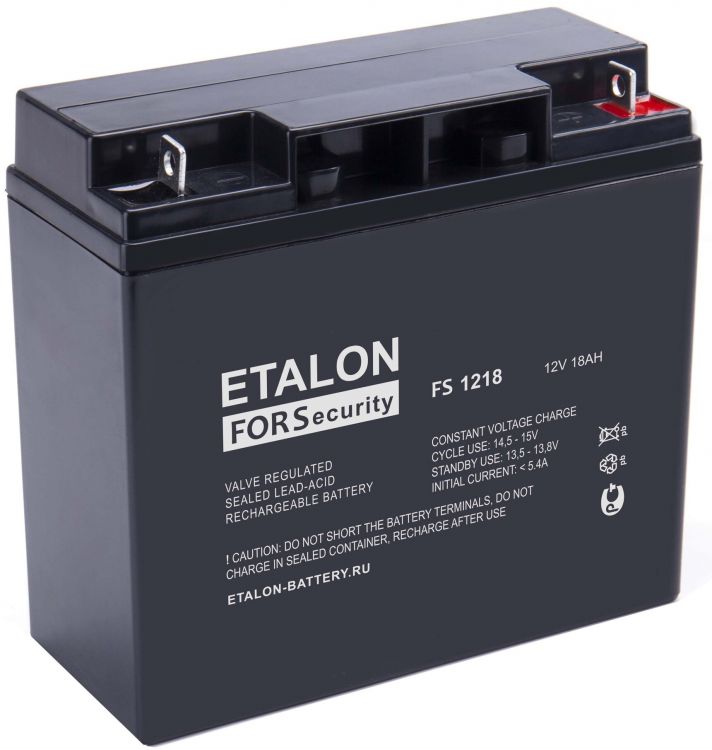 Аккумулятор ETALON FS 1218 12В 18Ач