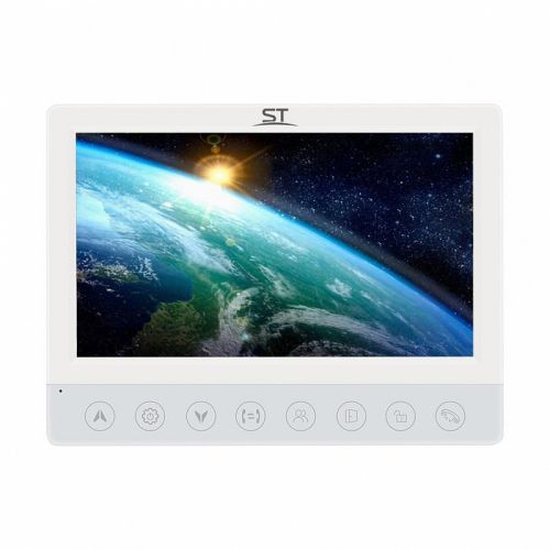 Монитор Space Technology ST-M102/7 (S) БЕЛЫЙ видеодомофона, 7” TFT LCD, цветной, 800*480, CVBS, инте