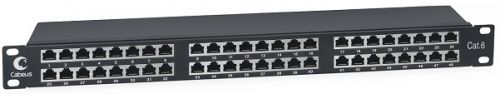 

Патч-панель Cabeus PLHD-48-Cat.6-SH-Dual IDC-1U, PLHD-48-Cat.6-SH-Dual IDC-1U