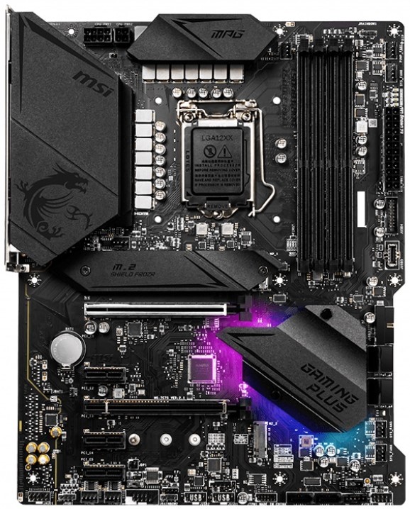 

Материнская плата ATX MSI MPG Z490 GAMING PLUS (LGA1200, Z490, 4*DDR4(4800), 6*SATA 6G RAID, 2*M.2, 5*PCIE, 7.1CH, 2.5Glan, 7*USB 3.2/2*Type-C/HDMI/DP, MPG Z490 GAMING PLUS