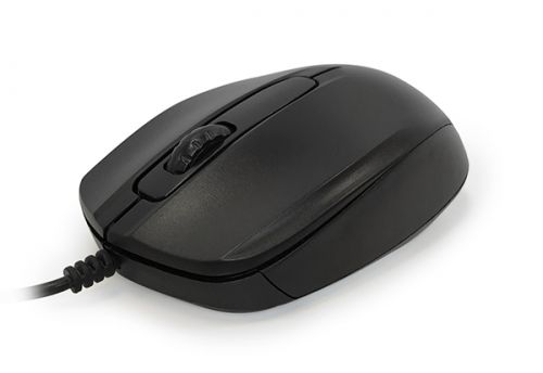 Мышь CBR CM 117 black, 1200dpi, 1,15 м, USB