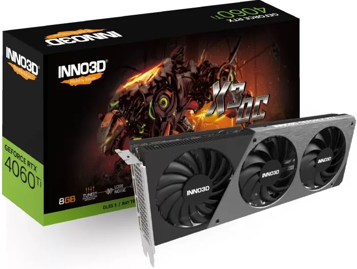 Inno3D GeForce RTX 4060 Ti 8GB X3 OC