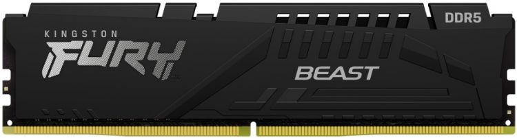 Модуль памяти DDR5 16GB Kingston FURY KF548C38BB-16 Beast 4800MHz CL38 1RX8 1.1V 288-pin black