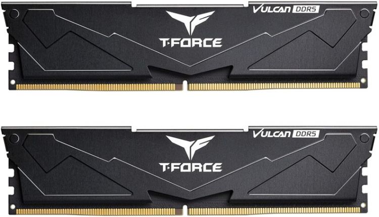 

Модуль памяти DDR5 32GB (2*16GB) Team Group FLBD532G5600HC36BDC01 T-Force Vulcan black PC5-44800 5600MHz CL36 1.2V, FLBD532G5600HC36BDC01