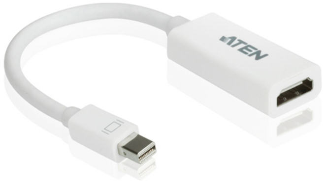 

Конвертер Aten VC980-AT Mini DisplayPort=>HDMI, Mini DisplayPort>HDMI, Male>Female, без БП, VC980-AT