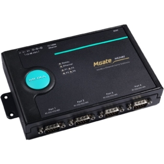 Преобразователь MOXA MGate MB3480 4 Port RS-232/422/485 Modbus TCP to Serial Gateway