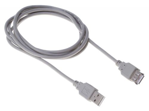 Кабель интерфейсный USB 2.0 Buro BHP RET USB_AF30 3м, серый, блистер