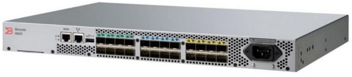 Коммутатор Brocade G610 FC, 24 ports/24 active, 24x32G SWL SFP+ transceivers, PS, rails, EntBndl gratis, FOS notupgradable (DS-6610B,SN3600B,SNS2624,D