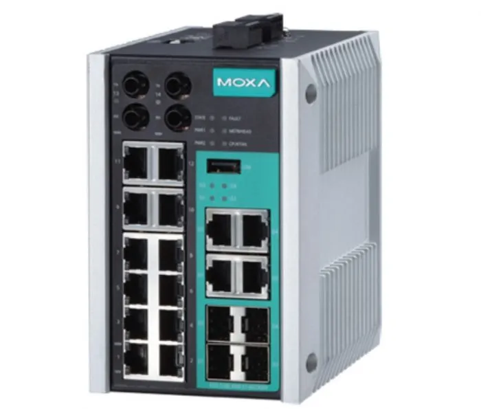 MOXA EDS-518E-MM-ST-4GTXSFP