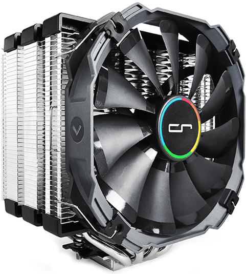 

Кулер Cryorig CR-H5A 775/1150/1151/1155/1156/1366/2011/2011-3/AM2/AM2+/AM3/AM3+/FM1/FM2/FM2+ (140x140мм,700-1300 об/мин,65 CFM,20-24 dBA,медь), CR-H5A