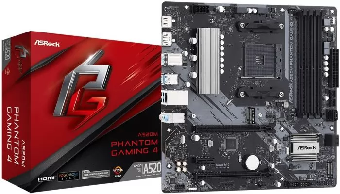 ASRock A520M PHANTOM GAMING 4