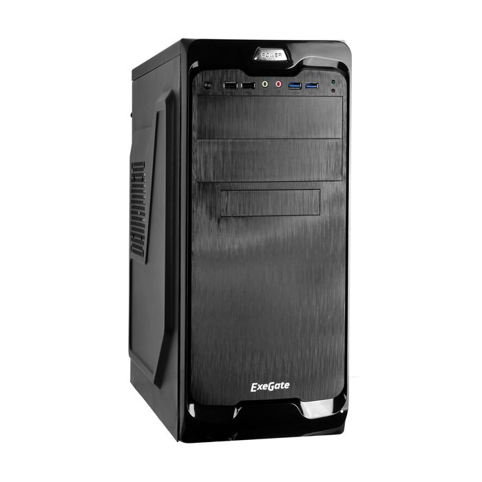 

Корпус ATX Exegate UN-604 EX269437RUS miditower, UN450, 120mm 2*USB+2*USB3.0, Audio, black, UN-604