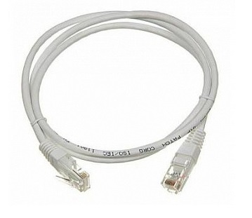 

Кабель патч-корд U/UTP 5e кат. 0,5м. Lanmaster LAN-PC45/U5E-0.5-GY RJ45 - RJ45, 4 пары, 0.5 м, серый, LSZH, LAN-PC45/U5E-0.5-GY