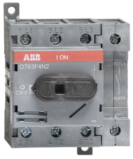 

Выключатель ABB 1SCA105365R1001 OT63F4N2 разъединитель 4Р 63А на DIN-рейку или монтажную плату(с резерв. ручкой), 1SCA105365R1001