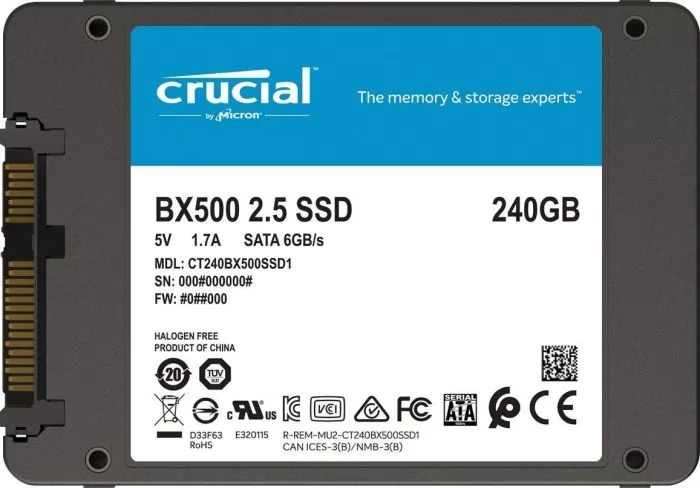 Crucial CT240BX500SSD1