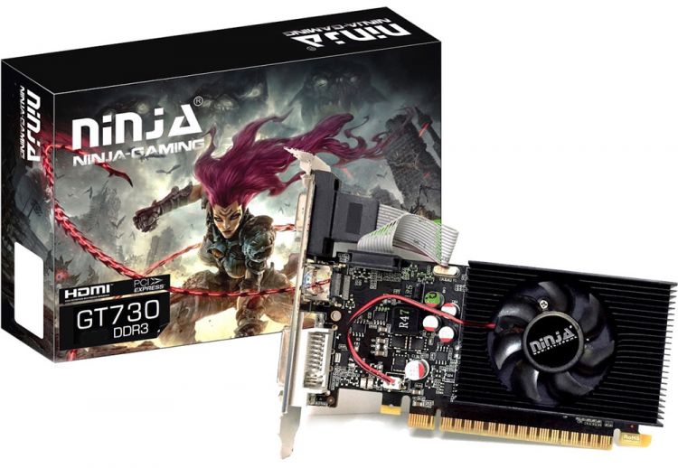 

Видеокарта PCI-E Sinotex GeForce GT 730 NK73NP043F 4GB GDDR3 128bit 28nm 700/1333MHz HDMI/DVI-D/D-Sub RTL, GeForce GT 730