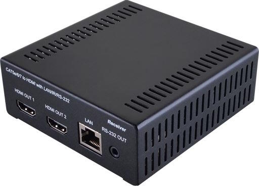 

Приемник Cypress CHDBR-2HE сигналов HDMI с HDCP 3D 4Kx2K, ИК и RS-232 по одной витой паре с 2-мя выходами HDMI, Ethernet, двунаправленное PoC (Power o, CHDBR-2HE