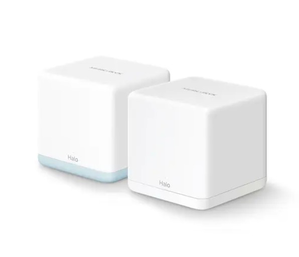 

Маршрутизатор Mercusys Halo H32G(2-pack) Wi-Fi система AC1200, до 300 Мбит/с на 2,4 ГГц + до 867 Мбит/с на 5 ГГц, комплект 2 шт, Halo H32G(2-pack)