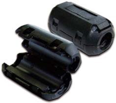 Фильтр Lanmaster LAN-FF-1.50-BK ферритовый на шнур питания 3х1.5 мм2 с защелкой, черный