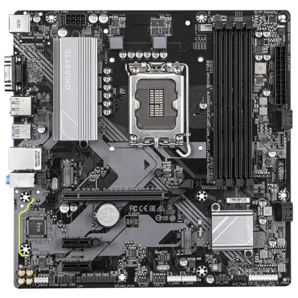 

Материнская плата mATX GIGABYTE B760M D3HP (LGA1700, 4*DDR5(5600), 4*SATA RAID, 2*M.2, 2*PCIe, Glan, VGA, HDMI, DP, 2*USB 2.0, 3*USB 3.2), B760M D3HP