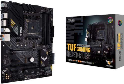 Материнская плата ATX ASUS TUF GAMING B550-PLUS 90MB14G0-M0EAY0 (AM4, AMD B550, 4*DDR4(4800), 6*SATA