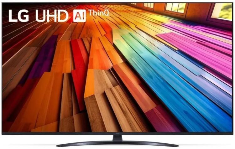 Телевизор LED LG 50UT81006LA.ARUB 50"/черный/4K Ultra HD/60Hz/DVB-T/DVB-T2/DVB-C/DVB-S2/USB/WiFi/Smart TV