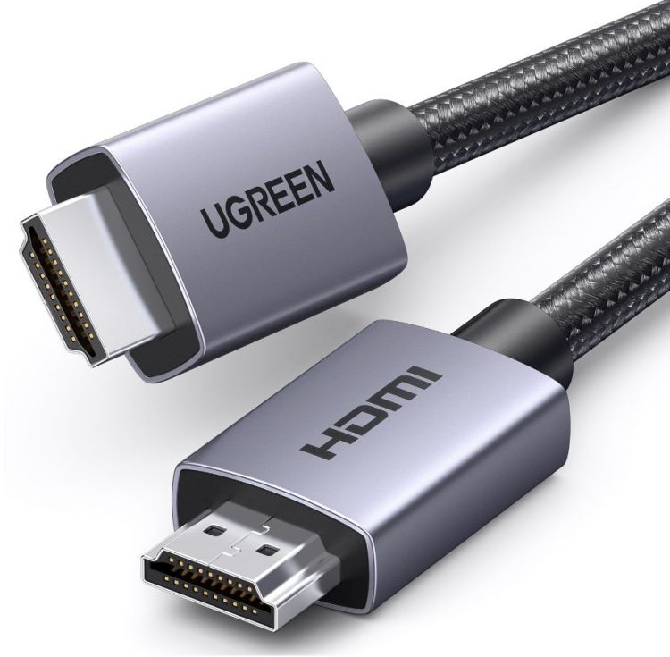 

Кабель интерфейсный UGREEN HD153 25297_ HDMI 4K/60Hz. Длина: 1м. Цвет: серый, HD153