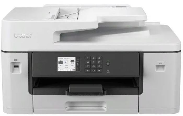 МФУ струйное цветное Brother MFC-J3540DW A3, принтер/копир/сканер/факс, 28 стр/мин, 256MB, ч/б 4800x1200 dpi, ADF50, Duplex, Ethernet, USB, WiFi, пуск
