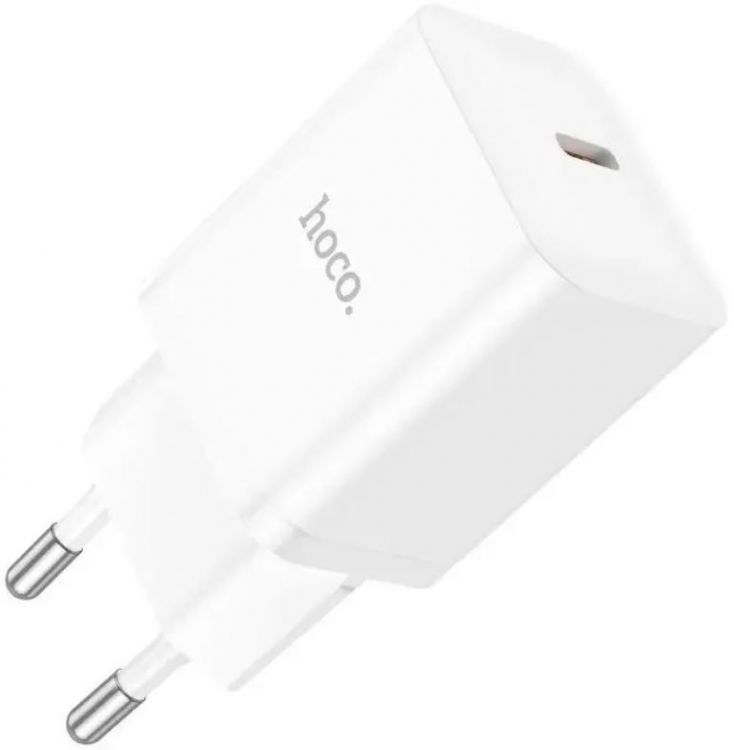 

Зарядное устройство сетевое Hoco N27 20W 3A+2.22A+1.67A (PD+QC+AFC) USB-C универсальное белый, N27