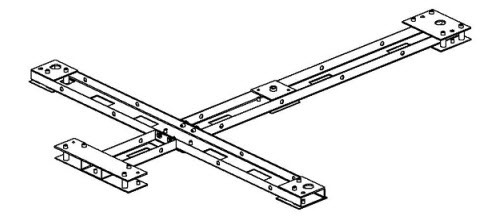 

Рама PERCo PERCo-RF16 для турникета роторного полноростового PERCo-RTD-16.x, PERCo-RF16