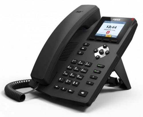 Телефон VoiceIP Fanvil X3SP 2xEthernet 10/100, 2 аккаунта SIP, HD аудио, цветной дисплей 2,4”, порт
