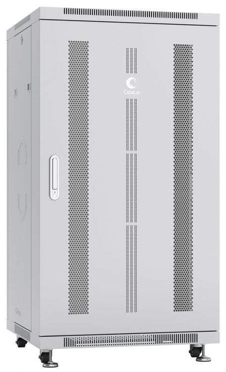 

Шкаф напольный 19", 22U Cabeus ND-05C-22U60/80 600x800x1166mm (ШхГхВ) передняя и задняя перфорированные двери, ручка с замком, цвет серый (RAL 7035), ND-05C-22U60/80