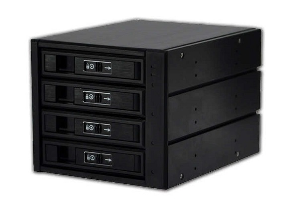 

Мобильное шасси Procase L3-304-SATA3-BK 4 SATA3/SAS 6Gb, черный, с замком, hotswap aluminium mobie rack module (3x5,25) 1xFAN 80x25mm, L3-304-SATA3-BK