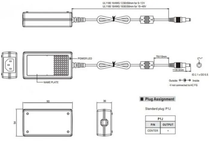 фото Mean Well GS18A24-P1J