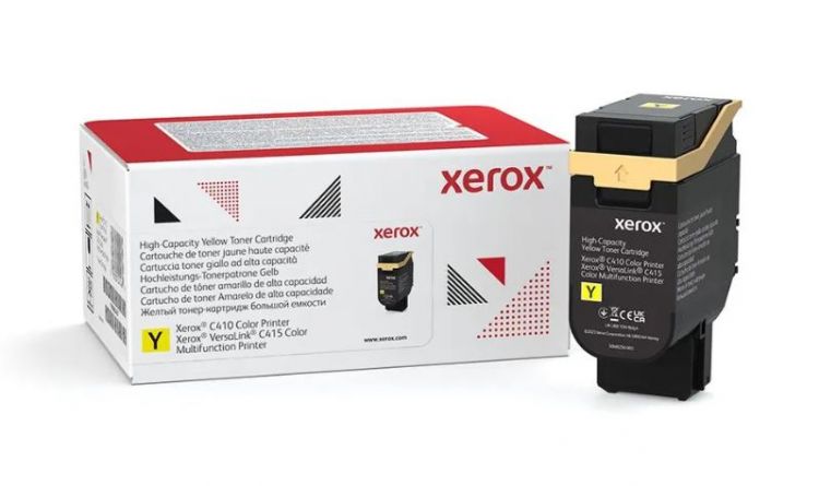 

Тонер-картридж Xerox 006R04767 для VersaLink C410/C415, желтый (7000стр), 006R04767