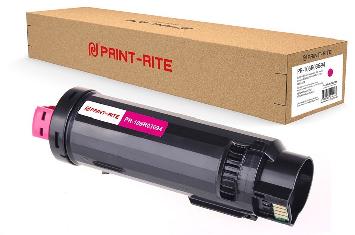 

Картридж Print-Rite PR-106R03694 106R03694 пурпурный (4300стр.) для Xerox Phaser 6510/WC6515, PR-106R03694